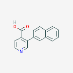 4-Pyridinecarboxylic acid, 3-(2-naphthalenyl)-