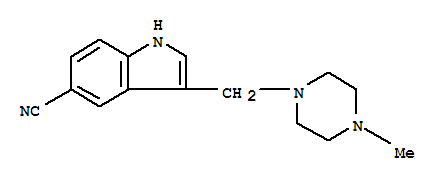 3-[(4-methylpiperazin-1-yl)methyl]-1H-indole-5-carbonitrile