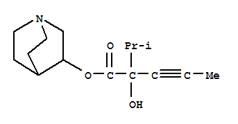 1-Azabicyclo[2.2.2]oct-3-yl 2-hydroxy-2-isopropyl-3-pentynoate