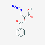 3-azido-2-(benzoyloxy)propanoic Acid