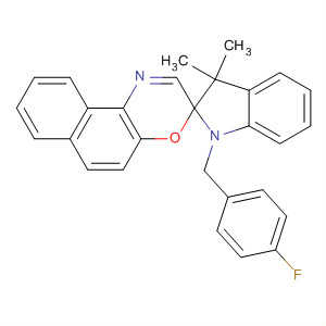 Spiro[2H-indole-2,3'-[3H]naphth[2,1-b][1,4]oxazine],1-[(4-fluorophenyl)methyl]-1,3-dihydro-3,3-dimethyl-