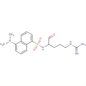 1-Naphthalenesulfonamide,N-[4-[(aminoiminomethyl)amino]-1-formylbutyl]-5-(dimethylamino)-