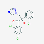 2-(2-CHLOROPHENYL)-1-(2,4-DICHLOROPHENYL)-2-HYDROXY-3-(1H-1,2,4-TRIAZOL-1-YL)-1-PROPANONE