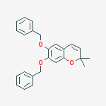 2H-1-Benzopyran, 2,2-dimethyl-6,7-bis(phenylmethoxy)-