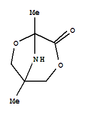 3,6-Dioxa-8-azabicyclo[3.2.1]octan-4-one,1,5-dimethyl-