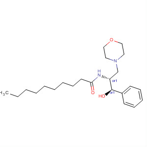 Decanamide,N-[(1R,2R)-2-hydroxy-1-(4-morpholinylmethyl)-2-phenylethyl]-, rel-