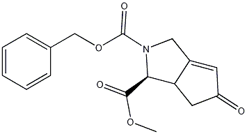 (1S)-2-benzyl 1-methyl 5-oxo-3,5,6,6a-tetrahydrocyclopenta[c]pyrrole-1,2(1H)-dicarboxylate