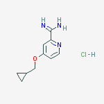 4-(Cyclopropylmethoxy)picolinimidamide hydrochloride