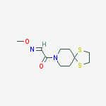 2-OXO-2-(1,4-DITHIA-8-AZASPIRO[4.5]DECAN-8-YL)ACETALDEHYDE O-METHYL OXIME, 95%
