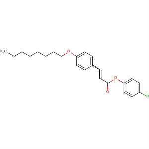 2-Propenoic acid, 3-[4-(octyloxy)phenyl]-, 4-chlorophenyl ester, (E)-