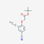 tert-butyl 2-(4-cyano-2-ethynylphenoxy)acetate