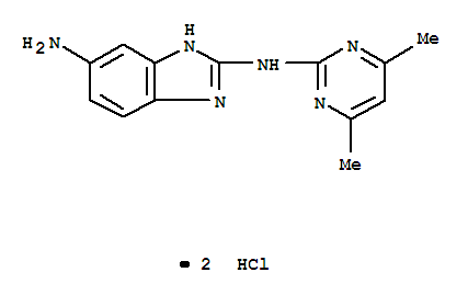 N~2~-(4,6-dimethylpyrimidin-2-yl)-1H-benzimidazole-2,6-diamine dihydrochloride