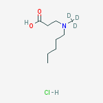 3-(N-METHYL-N-PENTYL-AMINO)-PROPIONIC ACID-D3, HYDROCHLORIDE