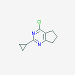 4-chloro-2-cyclopropyl-5H,6H,7H-cyclopenta[d]pyrimidine