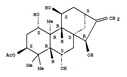 1H-2,10a-Ethanophenanthrene,kaur-16-ene-1,3,6,11,15-pentol deriv.