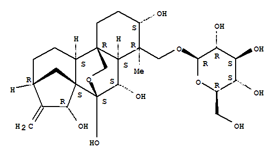 6,11b-(Epoxymethano)-6a,9-methano-1H-cyclohepta[a]naphthalene,b-D-glucopyranoside deriv.