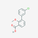 3-(3-chlorophenyl)-2-methoxybenzoic Acid