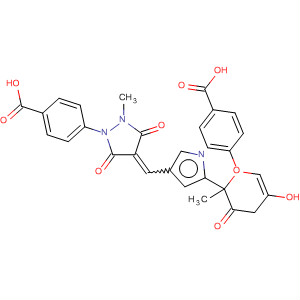 Benzoic acid,4-[4-[[1-(4-carboxyphenyl)-2,3-dihydro-5-hydroxy-2-methyl-3-oxo-1H-pyrazol-4-yl]methylene]-2-methyl-3,5-dioxo-1-pyrazolidinyl]-