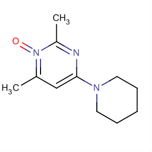 Pyrimidine, 2,6-dimethyl-4-(1-piperidinyl)-, 1-oxide