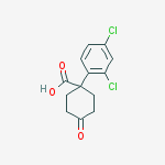 1-(2,4-dichlorophenyl)-4-oxocyclohexanecarboxylic Acid