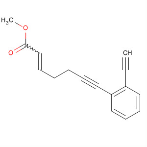 2-Hepten-6-ynoic acid, 7-(2-ethynylphenyl)-, methyl ester