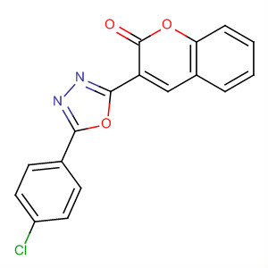 2H-1-Benzopyran-2-one, 3-[5-(4-chlorophenyl)-1,3,4-oxadiazol-2-yl]-