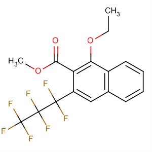 2-Naphthalenecarboxylic acid, 1-ethoxy-3-(heptafluoropropyl)-, methylester