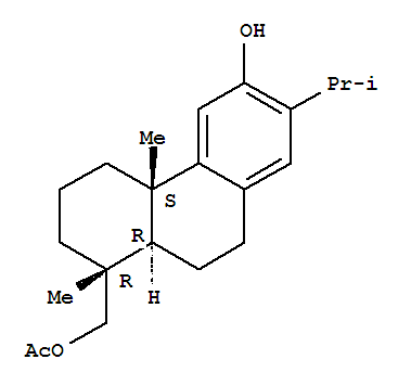 1-Phenanthrenemethanol,1,2,3,4,4a,9,10,10a-octahydro-6-hydroxy-1,4a-dimethyl-7-(1-methylethyl)-, a-acetate, [1R-(1a,4ab,10aa)]-