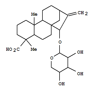 1H-2,10a-Ethanophenanthrene,kaur-16-en-18-oic acid deriv.