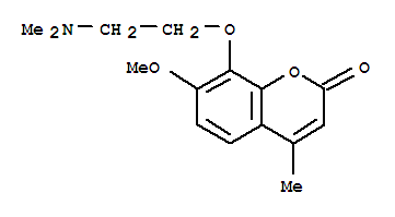 8-[2-(dimethylamino)ethoxy]-7-methoxy-4-methyl-2H-chromen-2-one