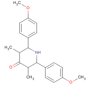4-Piperidinone, 2,6-bis(4-methoxyphenyl)-3,5-dimethyl-