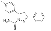 3,5-DIP-TOLYL-4,5-DIHYDRO-1H-PYRAZOLE-1-CARBOTHIOAMIDE