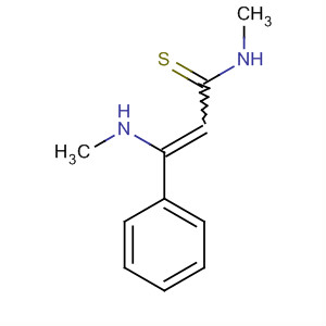 2-Propenethioamide, N-methyl-3-(methylamino)-3-phenyl-