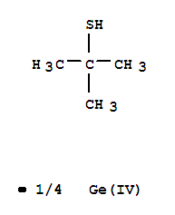 2-Propanethiol,2-methyl-, germanium(4+) salt (8CI,9CI)