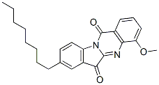 Indolo[2,1-b]quinazoline-6,12-dione,  4-methoxy-8-octyl-