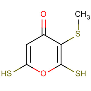 4H-Thiopyran-4-one, 2,6-dimercapto-3-methyl-