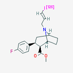 Methyl (1s,3s,4s,5r)-3-(4-fluorophenyl)-8-[(e)-3-iodanylprop-2-enyl]-8-azabicyclo[3.2.1]octane-4-carboxylate