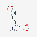 5-[2-(1,3-benzodioxol-5-yl)ethyl]-7-methyl[1,3]dioxolo[4,5-g]isoquinoline
