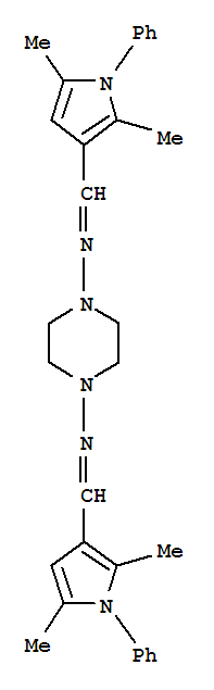 N,N'-bis[(2,5-dimethyl-1-phenyl-1H-pyrrol-3-yl)methylidene]piperazine-1,4-diamine
