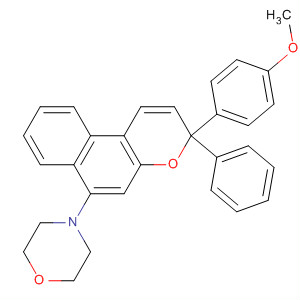 Morpholine,4-[3-(4-methoxyphenyl)-3-phenyl-3H-naphtho[2,1-b]pyran-6-yl]-