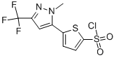 5-[1-METHYL-3-(TRIFLUOROMETHYL)PYRAZOL-5-YL]THIOPHENE2-SULFONYL CHLORIDE