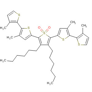 2,2':5',2'':5'',2''':5''',2''''-Quinquethiophene,3'',4''-dihexyl-3,3',3'''',4'''-tetramethyl-, 1'',1''-dioxide
