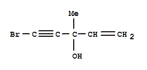 5-bromo-3-methylpent-1-en-4-yn-3-ol