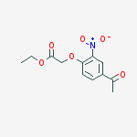 ethyl (4-acetyl-2-nitrophenoxy)acetate