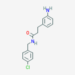 N-(4-chlorobenzyl)-3-(3-aminophenyl)propanamide