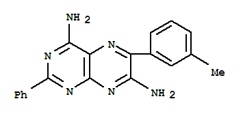 6-(3-methylphenyl)-2-phenylpteridine-4,7-diamine