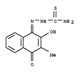 (1Z)-4-hydroxy-3-methylnaphthalene-1,2-dione 1-thiosemicarbazone