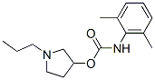 N-(2,6-Dimethylphenyl)carbamic acid 1-propyl-3-pyrrolidinyl ester