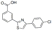 3-[4-(4-chlorophenyl)-1,3-thiazol-2-yl]benzoic acid