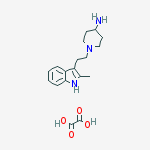 1-[2-(2-methyl-1H-indol-3-yl)ethyl]piperidin-4-amine ethanedioate (1:1)